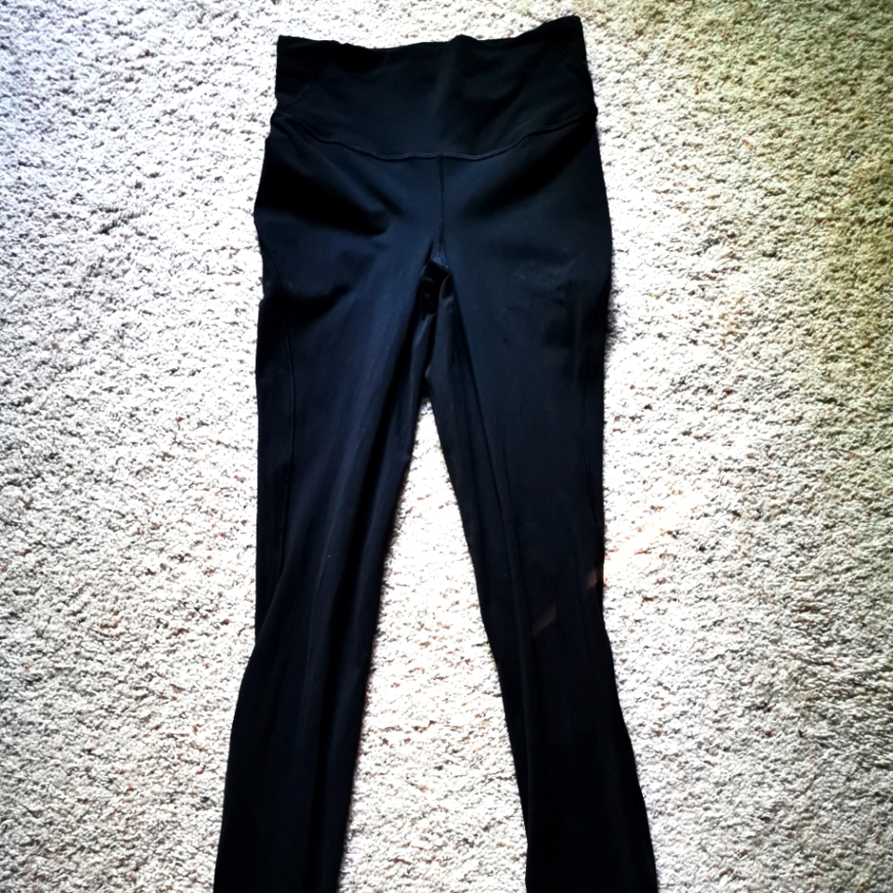 lululemon Base Pace high rise 28" running/cardio tight legging black size 4